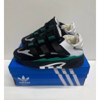 Кроссовки Adidas Originals Niteball Black Green зимние